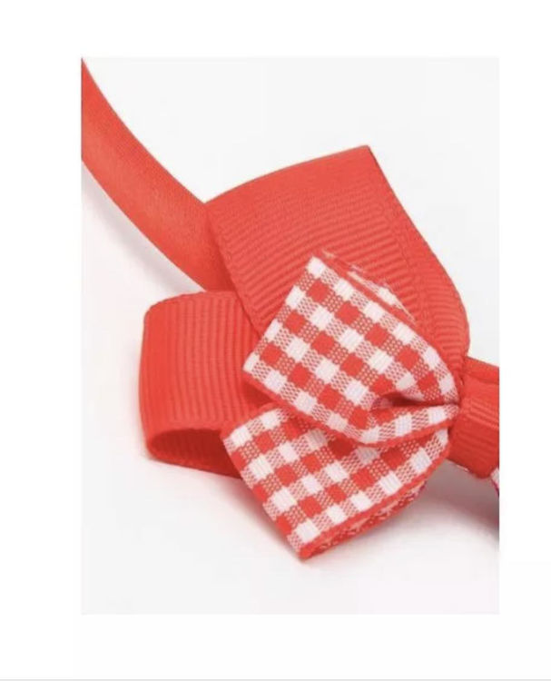 Picture of GINGHAM SATIN BOW ALICE BAND